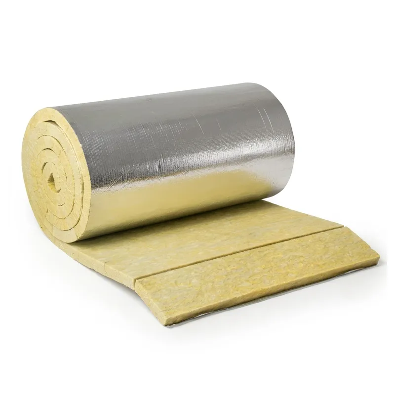 Фольгированный ламельный базальтовый мат Экоролл 35 ФА