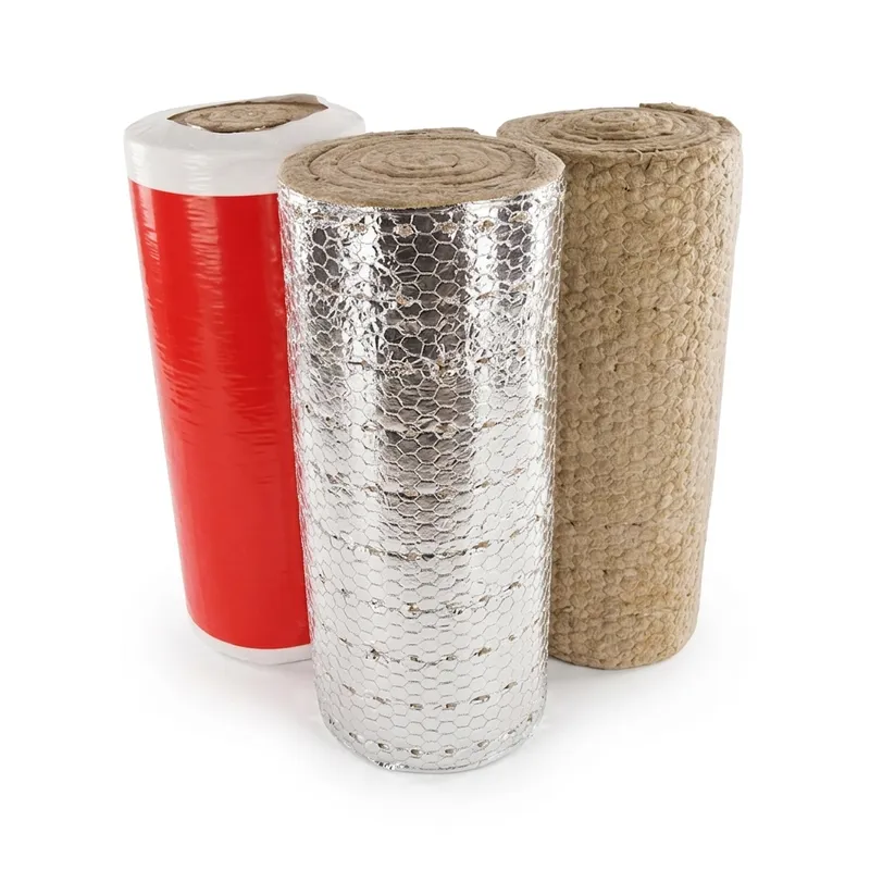 Фольгированный прошивной базальтовый мат Rockwool ALU Wired Mat 80