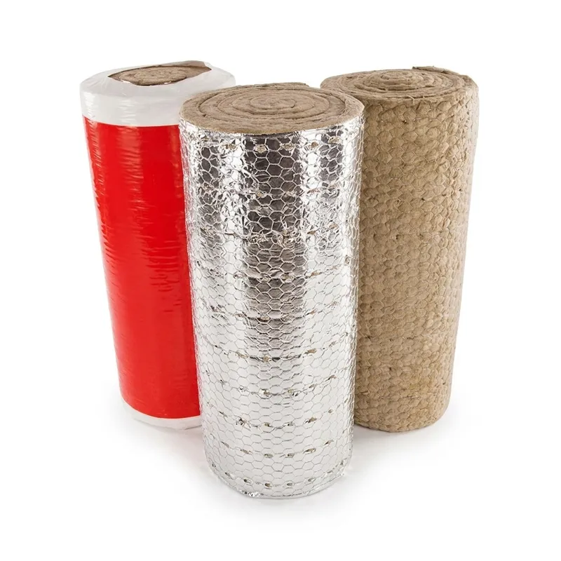 Фольгированный прошивной базальтовый мат Rockwool ALU1 Wired Mat 80