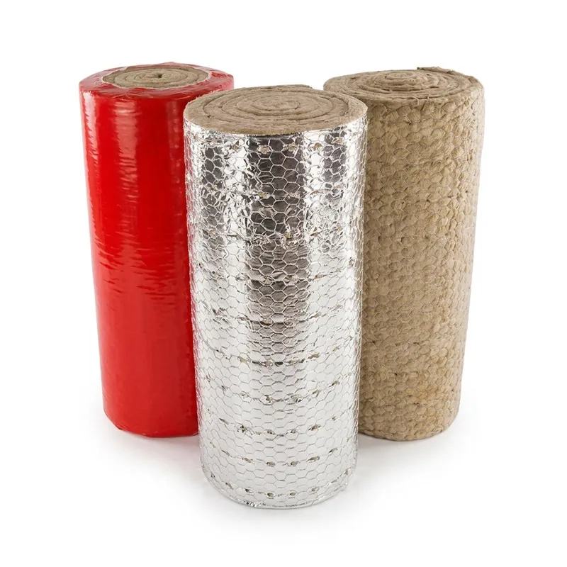Фольгированный прошивной базальтовый мат высокой плотности Rockwool ALU Wired Mat 105