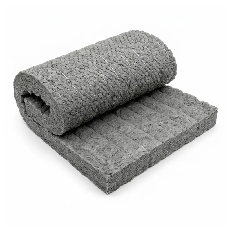 Минераловатный прошивной мат на металлической сетке Baswool МП(МС)-100