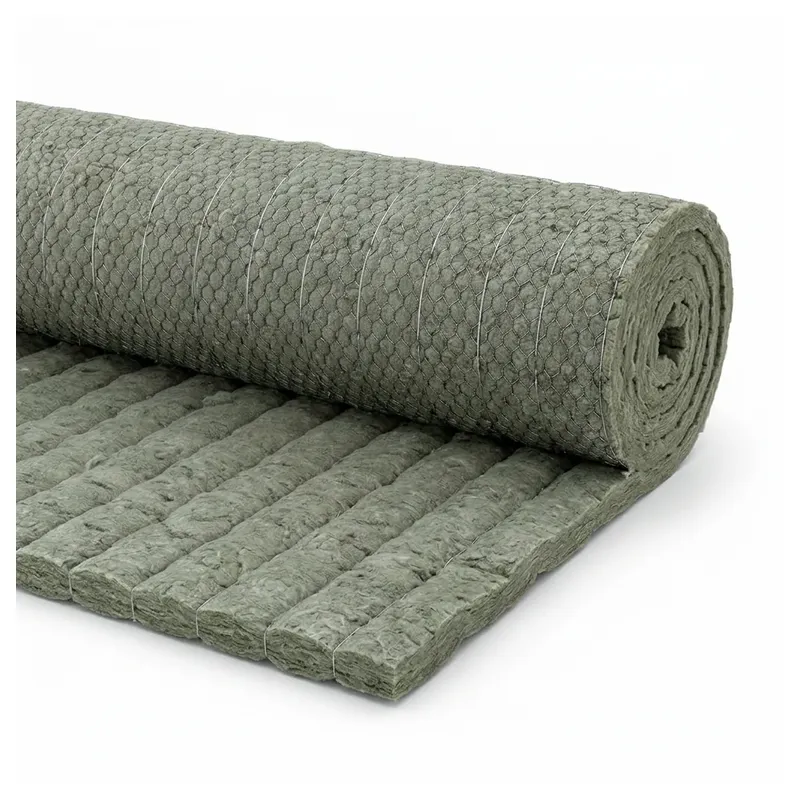Минераловатный прошивной мат на металлической сетке Baswool МП(МС)-125