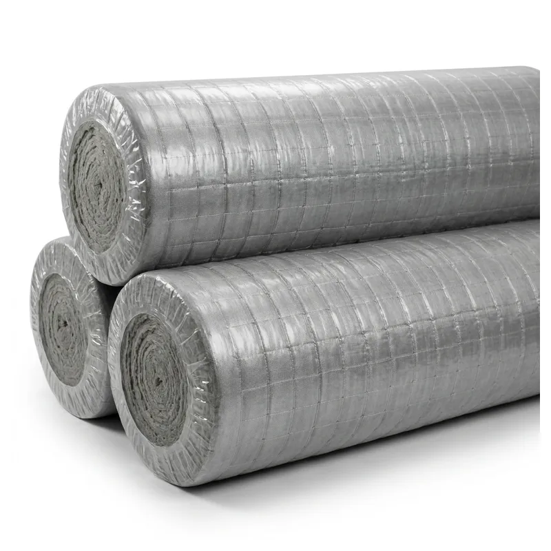 Минераловатный прошивной мат в обкладке стеклотканью Baswool МП(СТ)-100