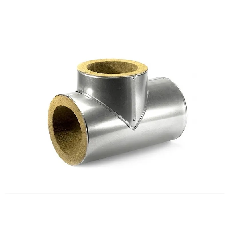 Оцинкованные минераловатные тройники Экоролл КВ-100 Zn