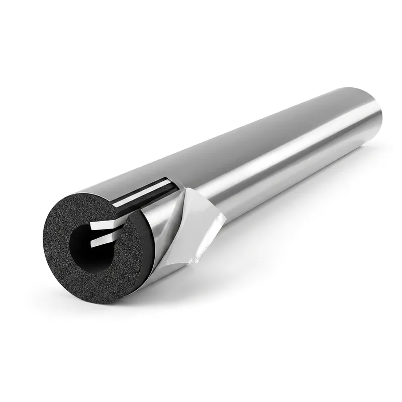 Трубка K-Flex ST AL CLAD из вспененного каучука с алюминизированным ПВХ покрытием